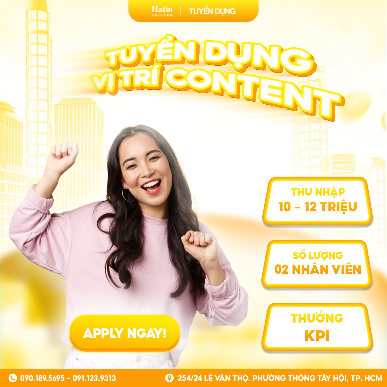 Tuyển Dụng Content Marketing 10 – 12 Triệu/Tháng | Thu Nhập Ổn Định ...