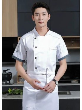 Áo bếp trắng - MÃ 01