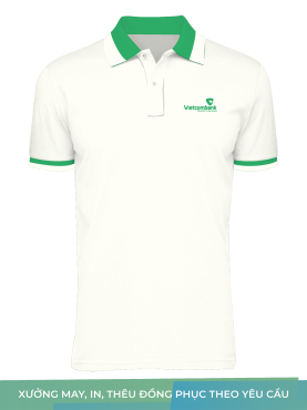 Áo công sở polo ngân hàng vietcombank