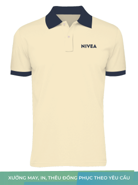 công sở polo màu vàng nhạt nivea