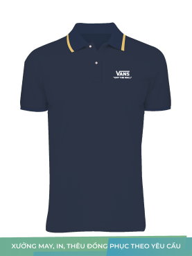 công sở polo màu xanh đen