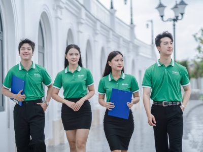 May Đồng Phục Giá Rẻ Theo Yêu Cầu: May, In, Thêu Mẫu Đồng Phục Công Ty