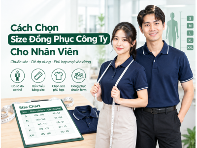 Cách chọn size đồng phục cho nhân viên