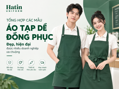 Tổng hợp các mẫu áo tạp dề đồng phục đẹp, hiện đại được nhiều doanh nghiệp ưa chuộng