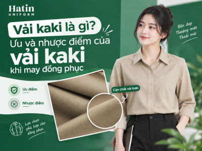 Vải kaki là gì? Ưu và nhược điểm của vải kaki khi may đồng phục