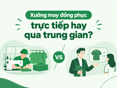 Xưởng may đồng phục trực tiếp hay qua trung gian