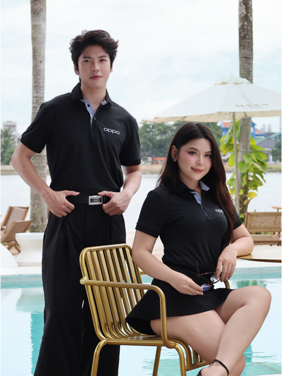 Áo Polo Éland Màu Đen