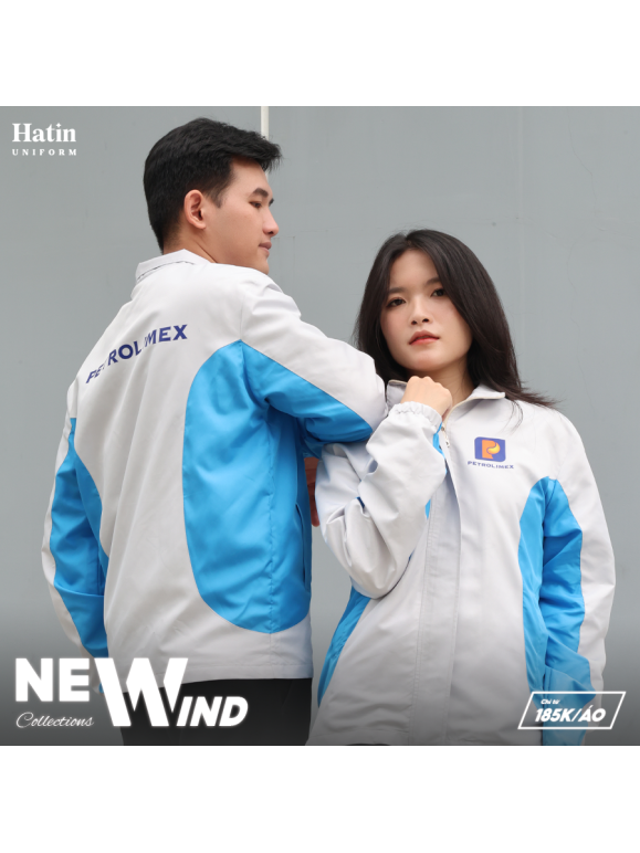 Áo Khoác Gió NW001 Phối Đen - Xám
