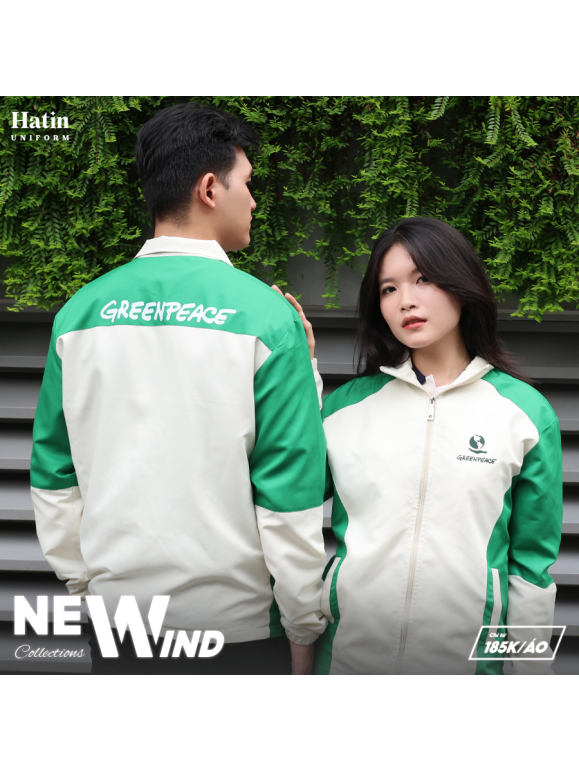 Áo Khoác Gió NW001 Phối Đen - Xám